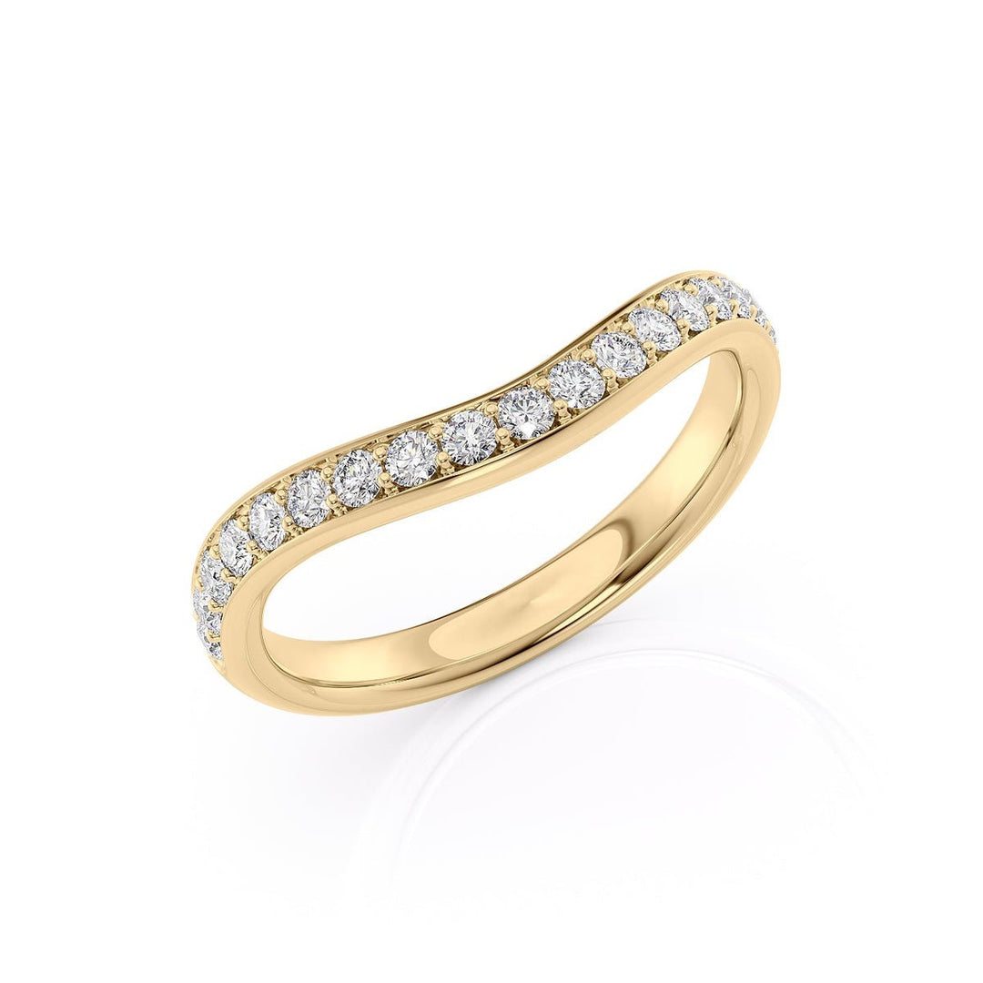 Ethically sourced round diamond eternity band