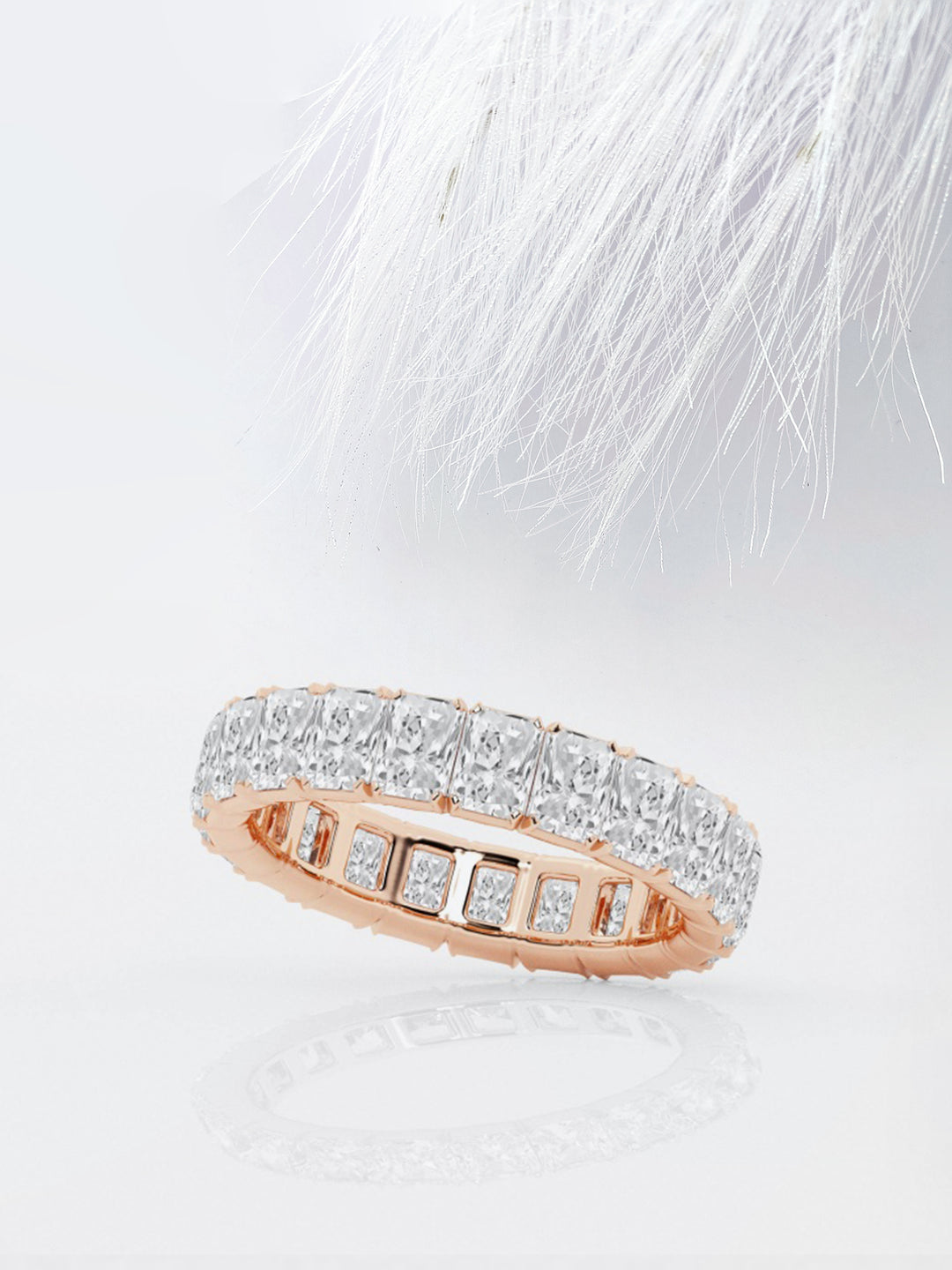 Radiant FG - VS2 Lab Grown Diamond Full Eternity Wedding Band - Doozy Diamonds
