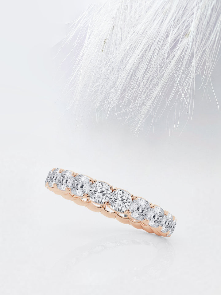 Cushion FG - VS2 Lab Grown Diamond Full Eternity Wedding Band - Doozy Diamonds