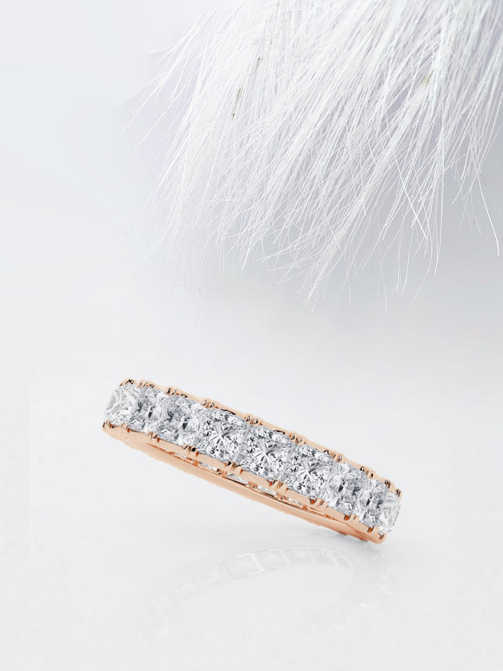 Princess FG - VS2 Lab Grown Diamond Full Eternity Wedding Band - Doozy Diamonds