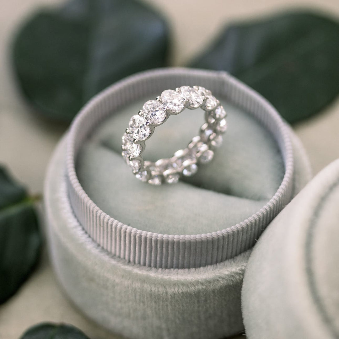 Oval DE - VS1 Lab Grown Diamond Full Eternity Wedding Band - Doozy Diamonds