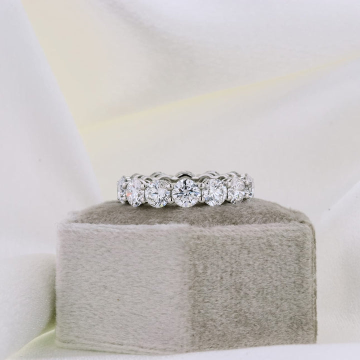 Round FG - VS1 Lab Grown Diamond Eternity Wedding Band - Doozy Diamonds
