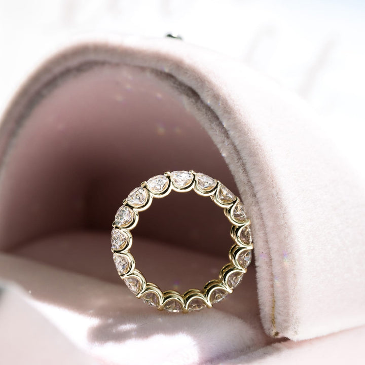 Oval DE - VS1 Lab Grown Diamond Full Eternity Wedding Band - Doozy Diamonds