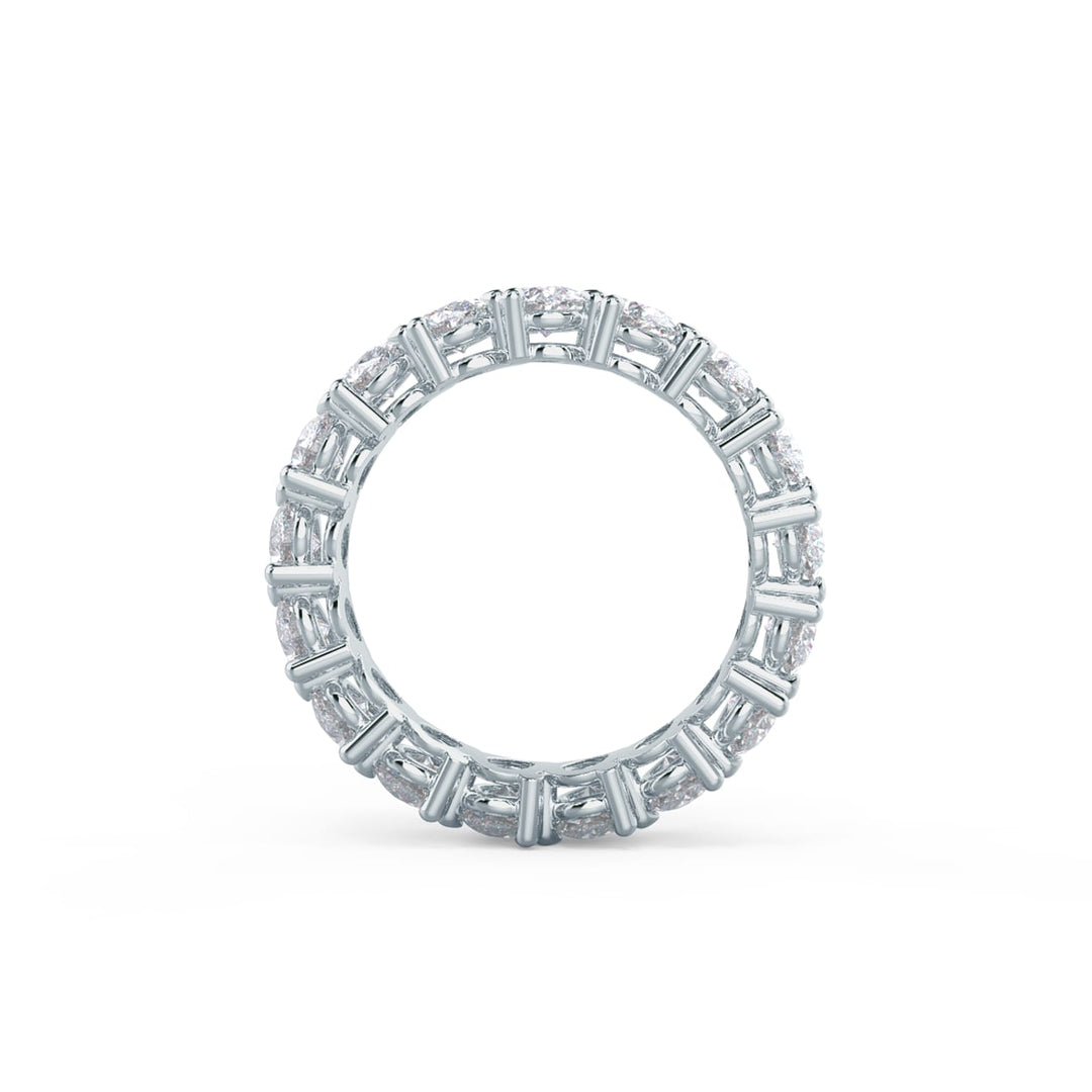 Pear Cut DE - VS1 Lab Grown Diamond Full Eternity Wedding Band - Doozy Diamonds