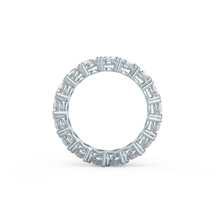 Pear Cut DE - VS1 Lab Grown Diamond Full Eternity Wedding Band - Doozy Diamonds
