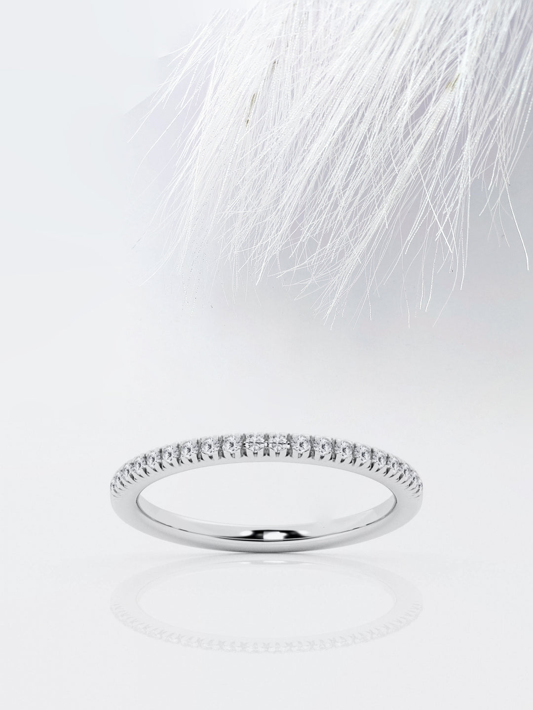 Round FG - VS2 Lab Grown Diamond Half Eternity Band - Doozy Diamonds