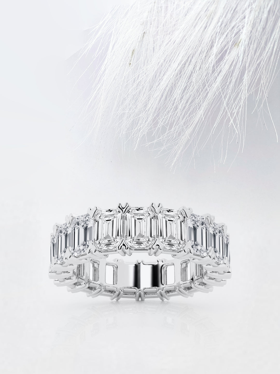 Radiant FG - VS2 Lab Grown Diamond Eternity Wedding Band For Women - Doozy Diamonds