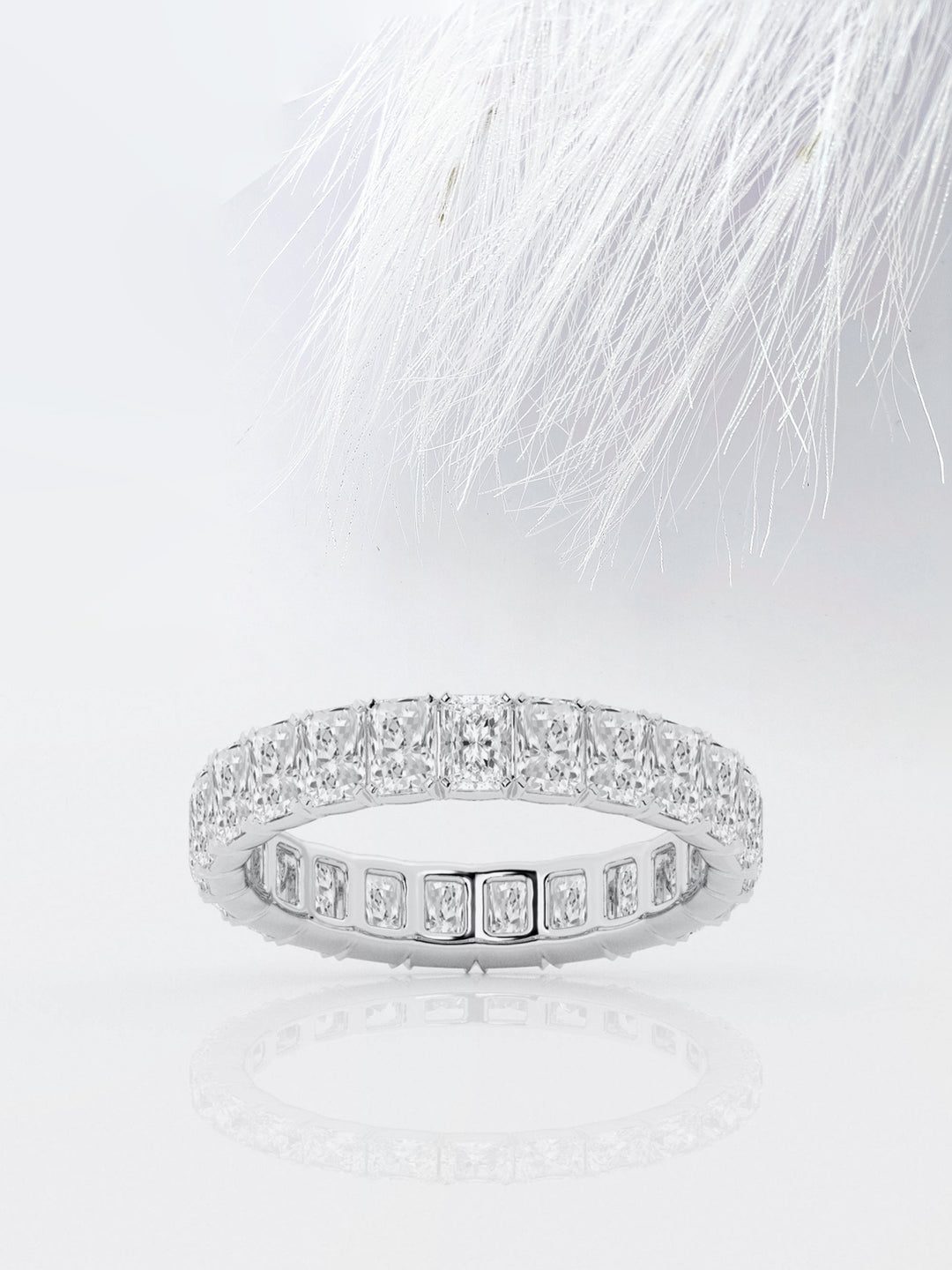 Radiant FG - VS2 Lab Grown Diamond Full Eternity Wedding Band - Doozy Diamonds