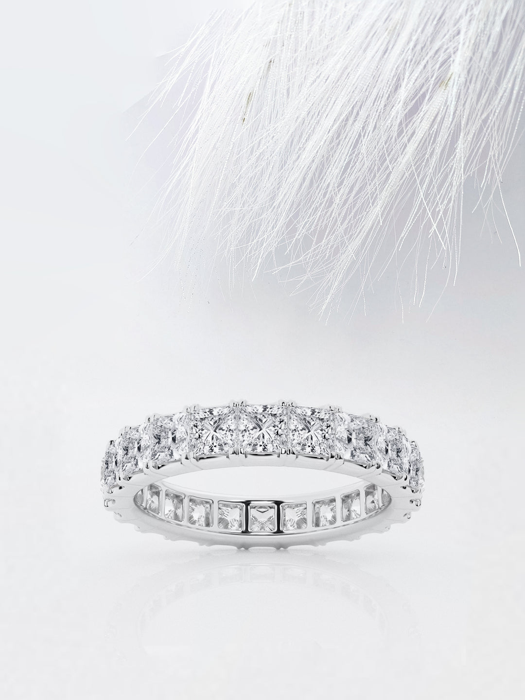 Princess FG - VS2 Lab Grown Diamond Full Eternity Wedding Band - Doozy Diamonds