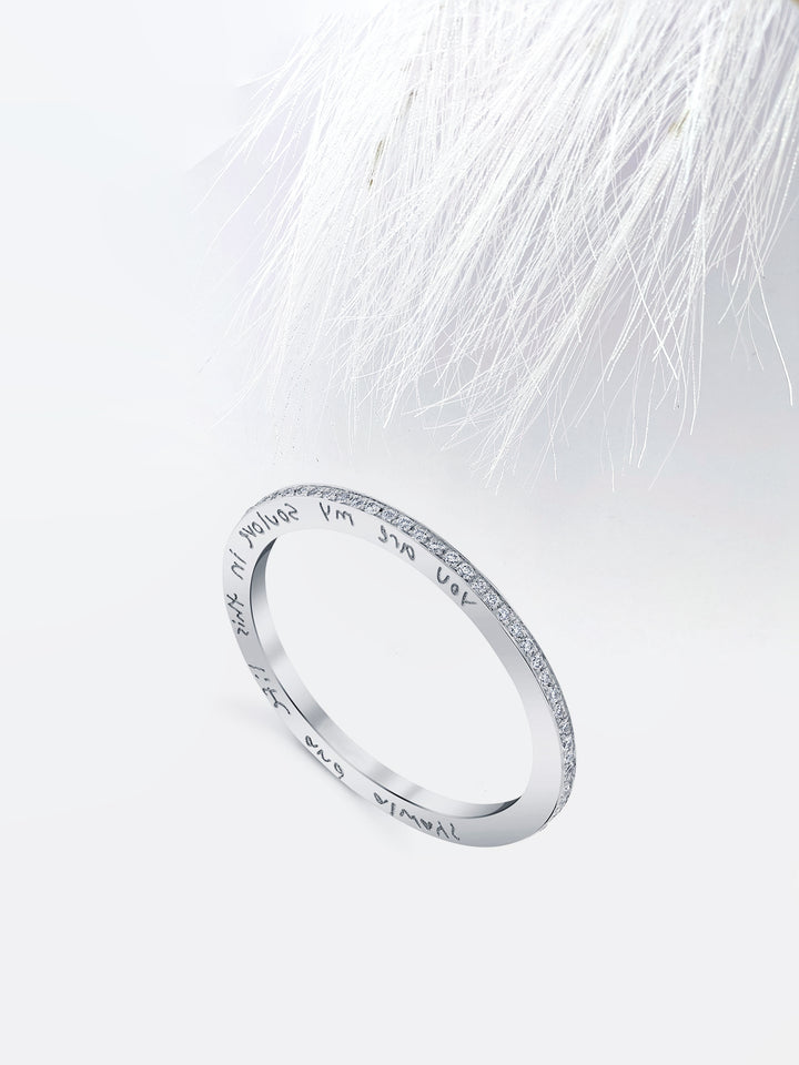 Round FG - VS1 Lab Grown Diamond Full Eternity Wedding Band - Doozy Diamonds