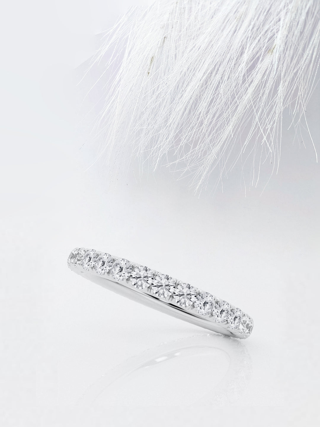 Round FG - VS2 Lab Grown Diamond Full Eternity Wedding Band - Doozy Diamonds