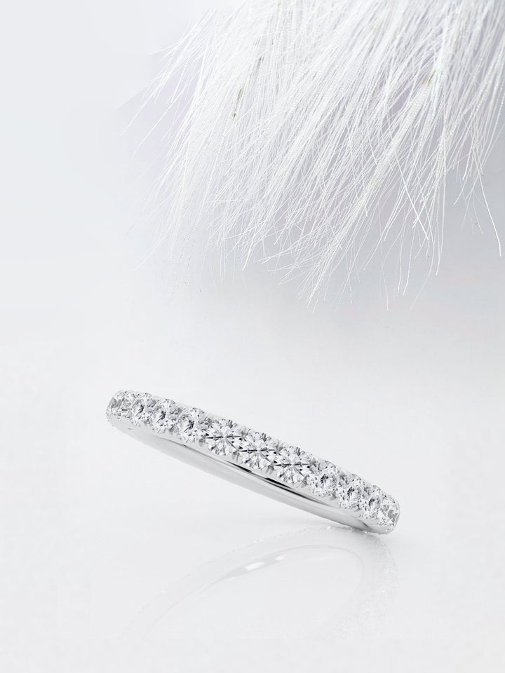 Round FG - VS2 Lab Grown Diamond Full Eternity Wedding Band - Doozy Diamonds