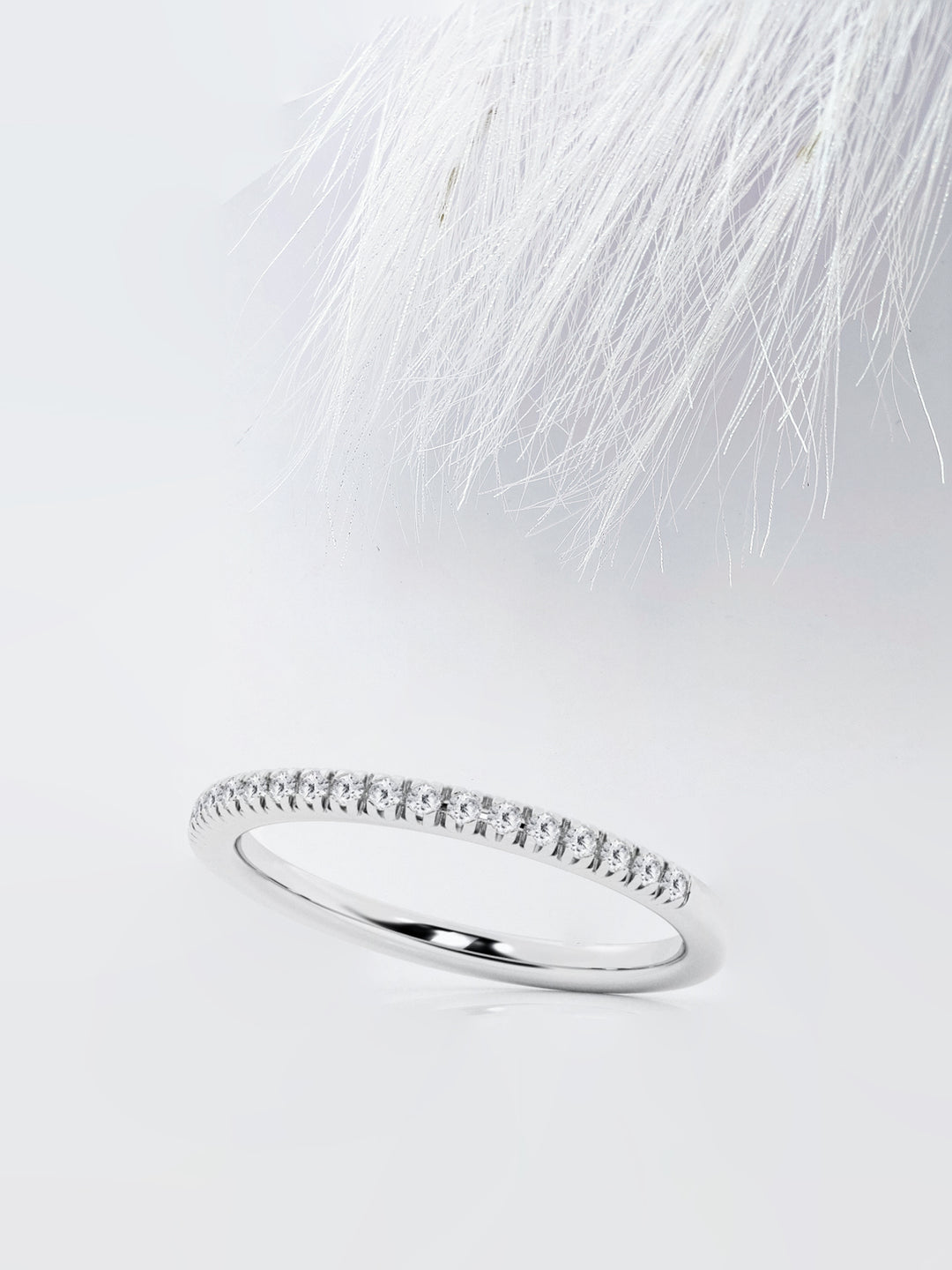 Round FG - VS2 Lab Grown Diamond Half Eternity Band - Doozy Diamonds