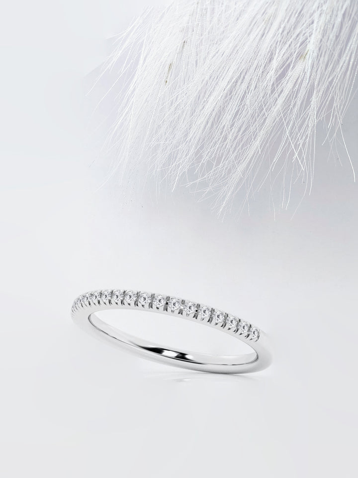 Round FG - VS2 Lab Grown Diamond Half Eternity Band - Doozy Diamonds