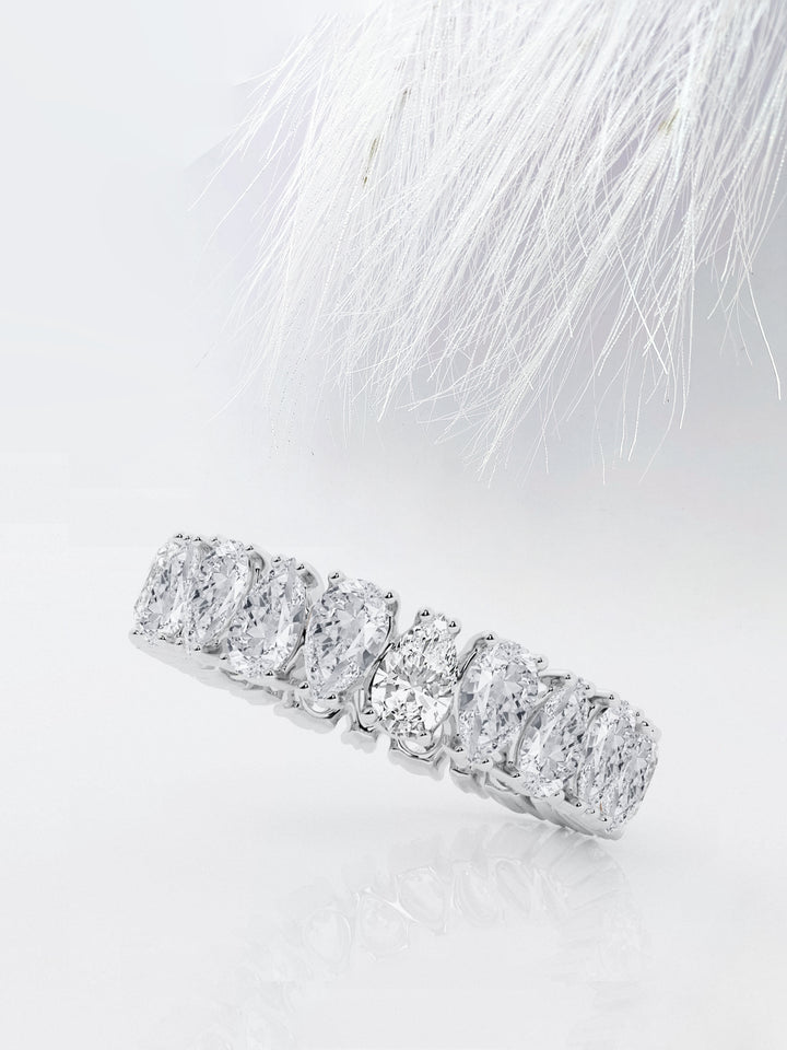 Pear FG - VS2 Lab Grown Diamond Alternative Eternity Band - Doozy Diamonds