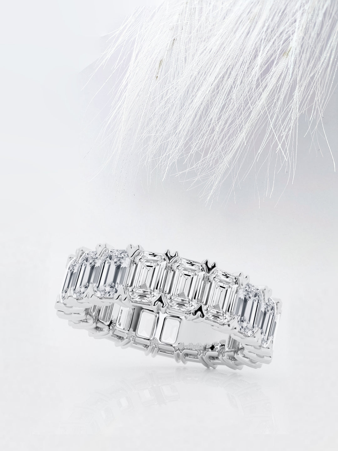 Radiant FG - VS2 Lab Grown Diamond Eternity Wedding Band For Women - Doozy Diamonds