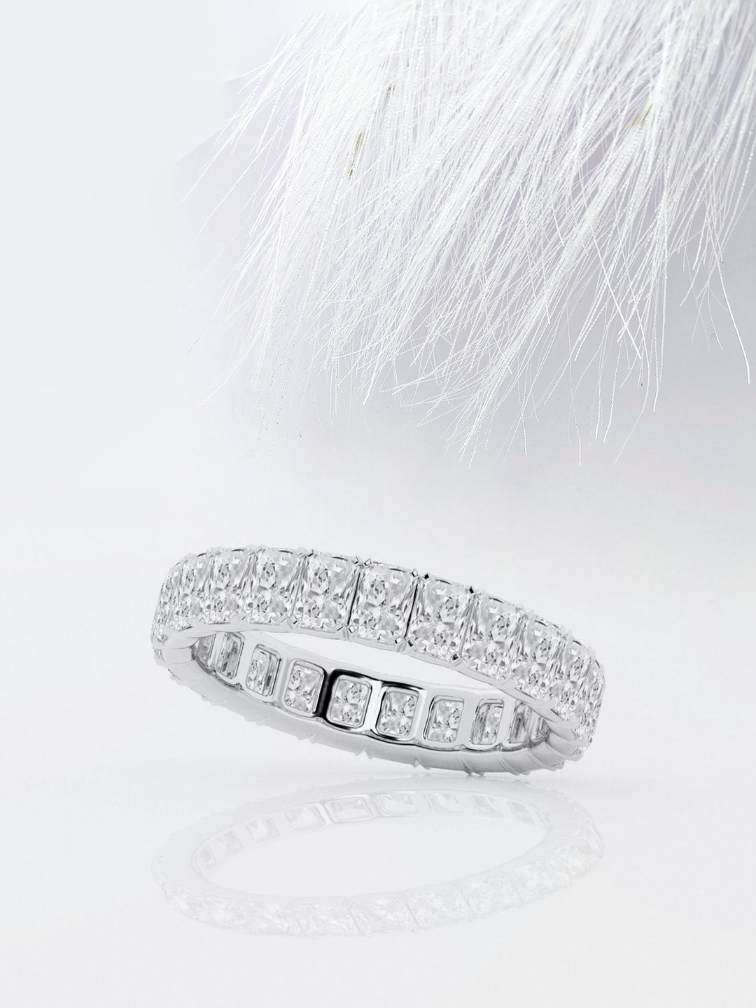Radiant FG - VS2 Lab Grown Diamond Full Eternity Wedding Band - Doozy Diamonds