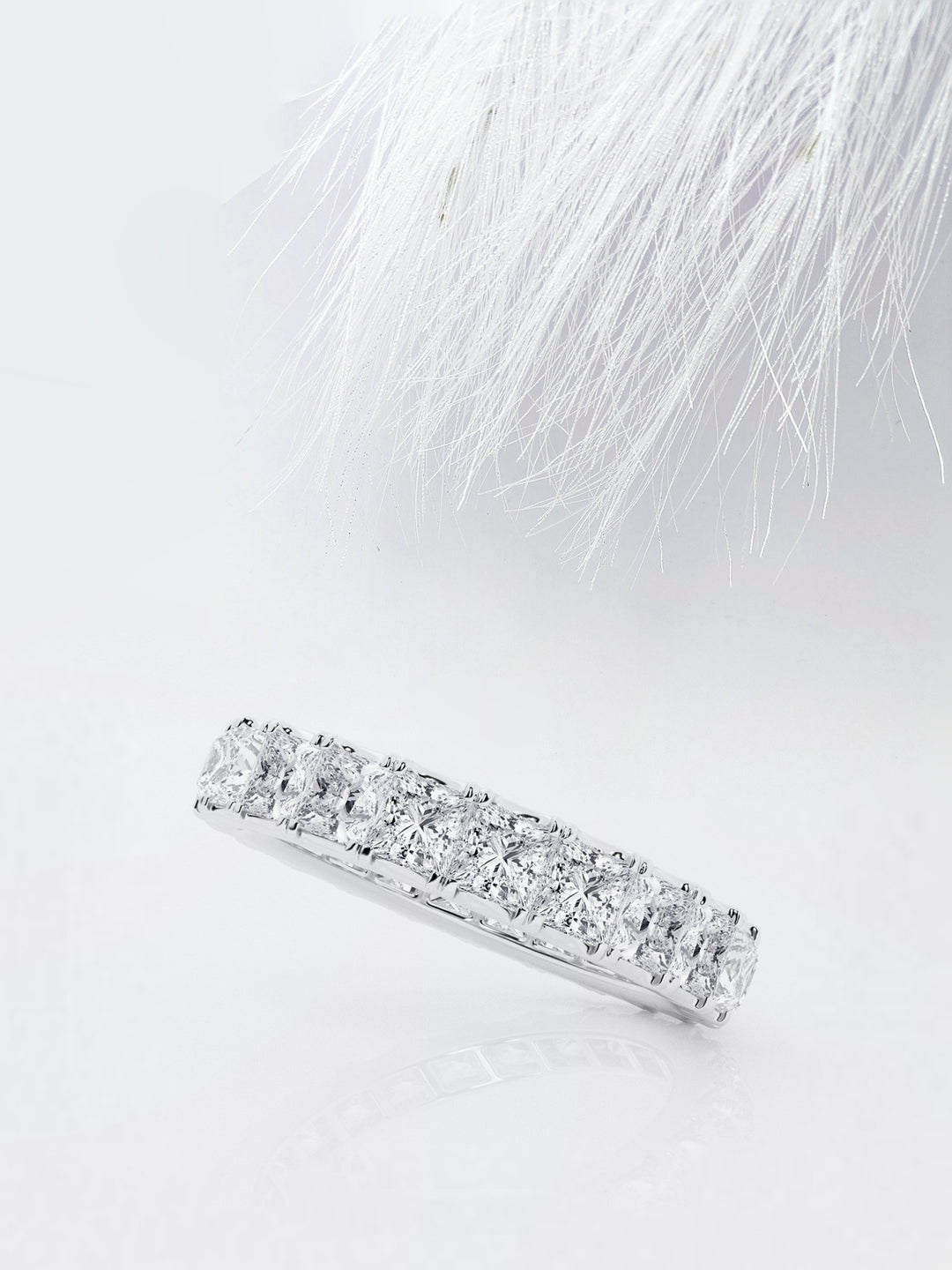 Princess FG - VS2 Lab Grown Diamond Full Eternity Wedding Band - Doozy Diamonds