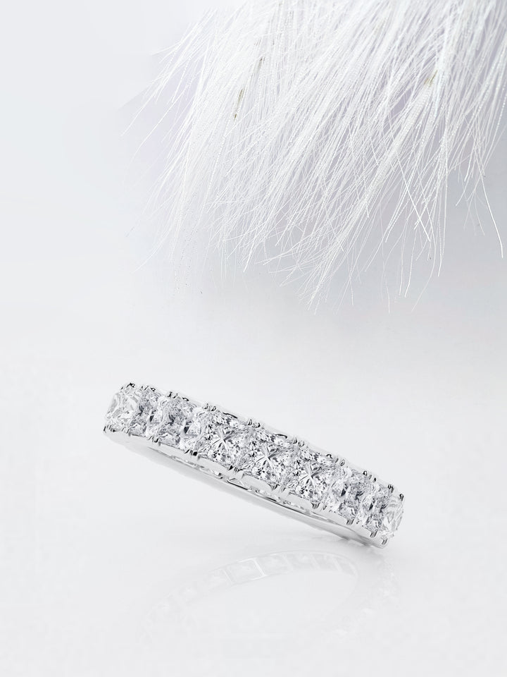 Princess FG - VS2 Lab Grown Diamond Full Eternity Wedding Band - Doozy Diamonds
