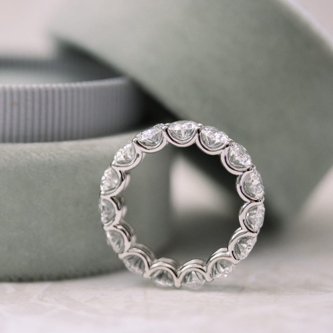 Oval DE - VS1 Lab Grown Diamond Full Eternity Wedding Band - Doozy Diamonds