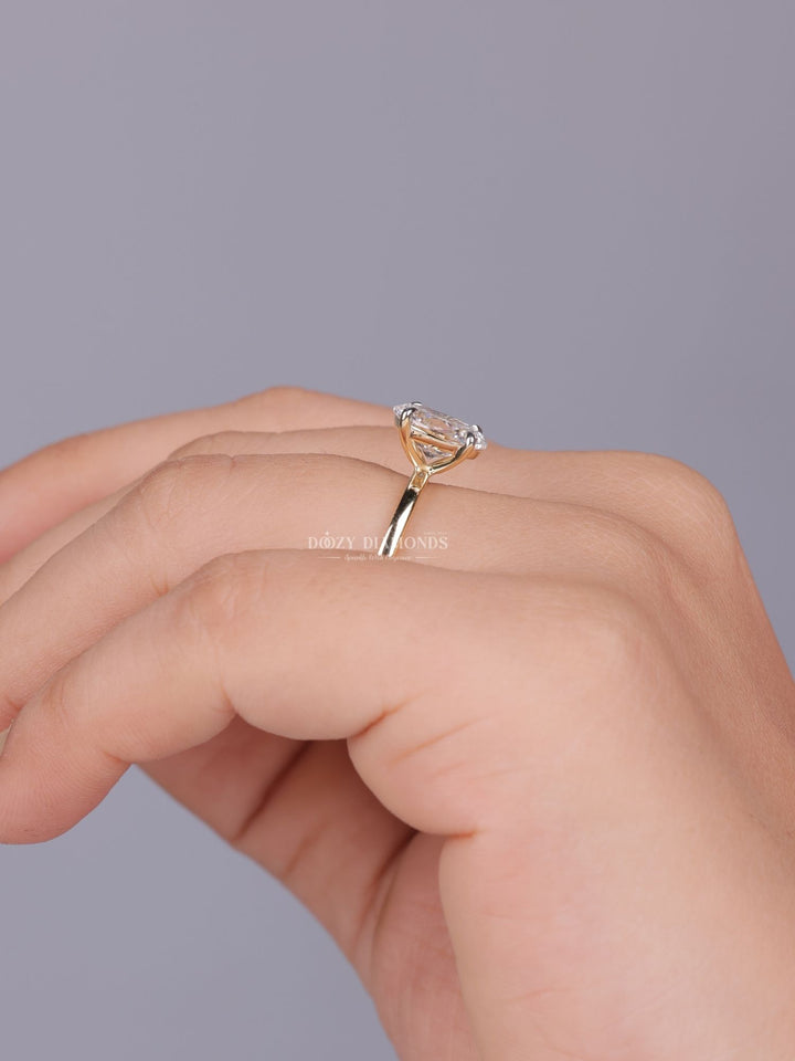 Shop oval cut solitaire lab grown diamond engagement ring online