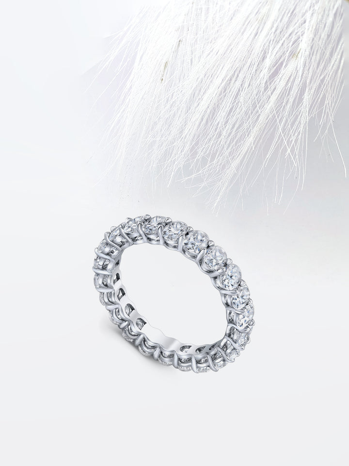Oval FG - VS1 Lab Grown Diamond Full Eternity Wedding Band - Doozy Diamonds
