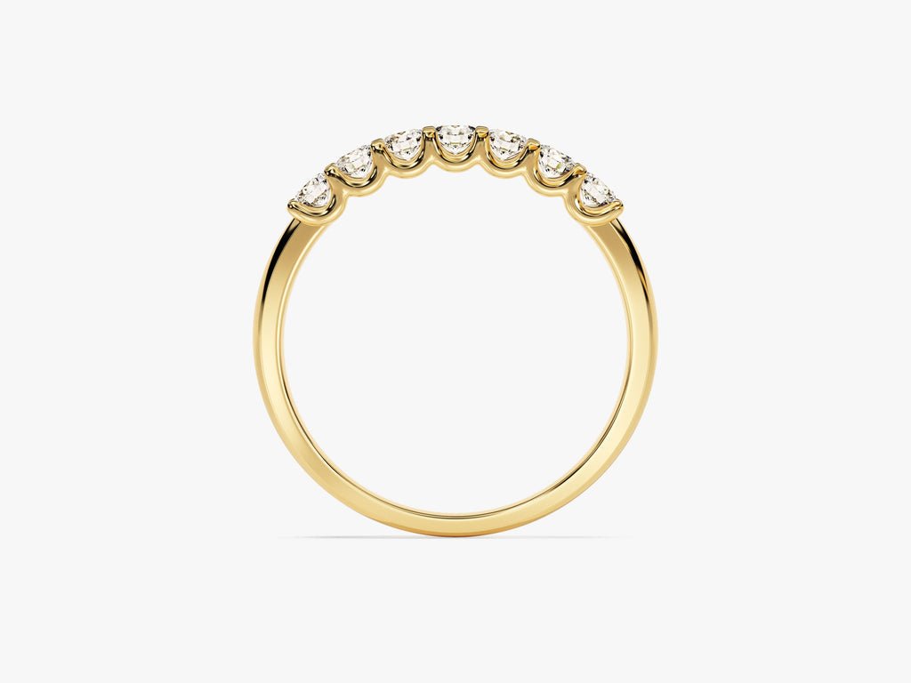 Ethically sourced round diamond eternity band
