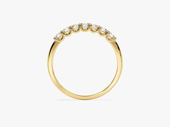 Ethically sourced round diamond eternity band