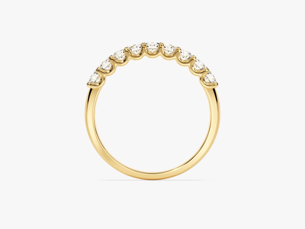 Ethically sourced round diamond eternity band