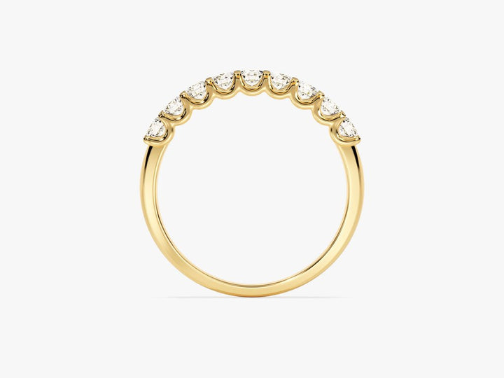 Ethically sourced round diamond eternity band