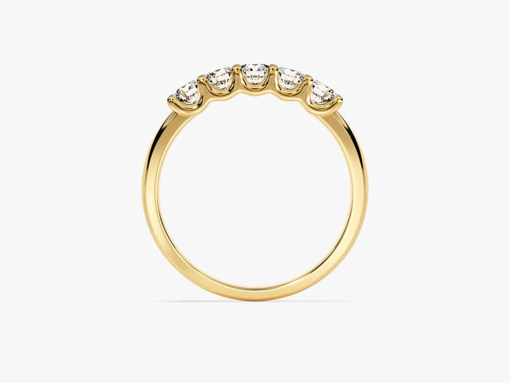 Ethically sourced round diamond eternity band