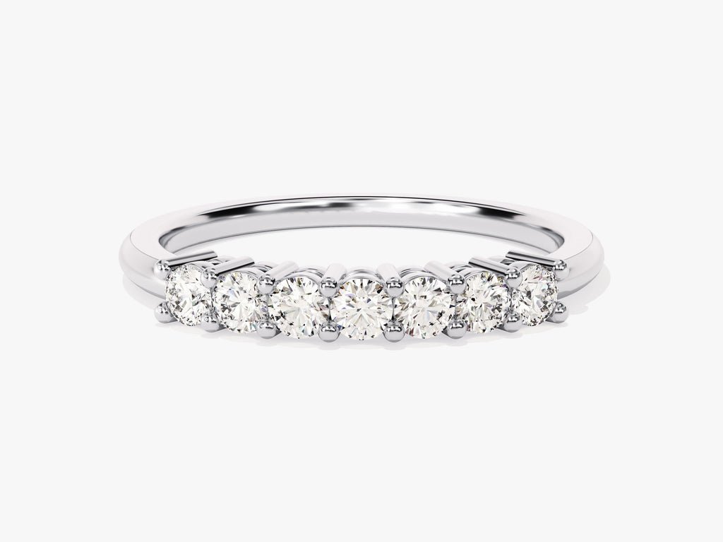 Ethically sourced round diamond eternity band