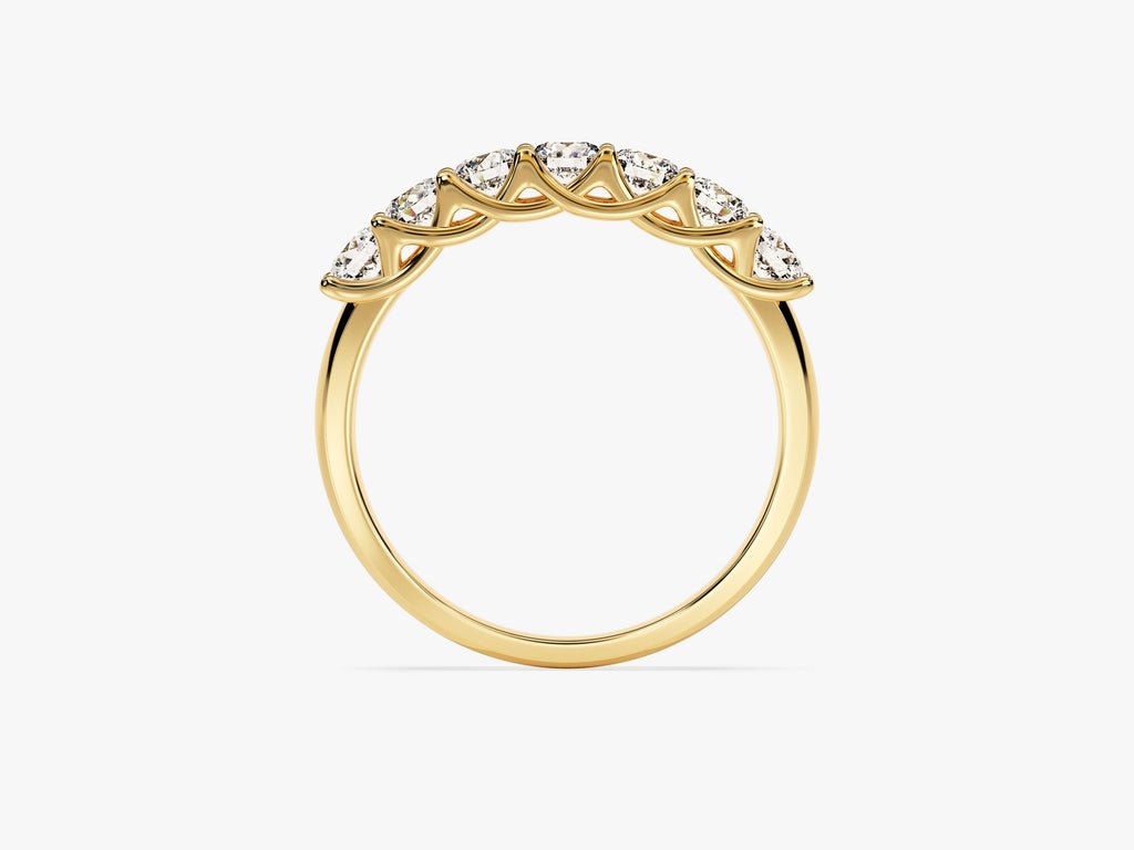 Ethically sourced round diamond eternity band