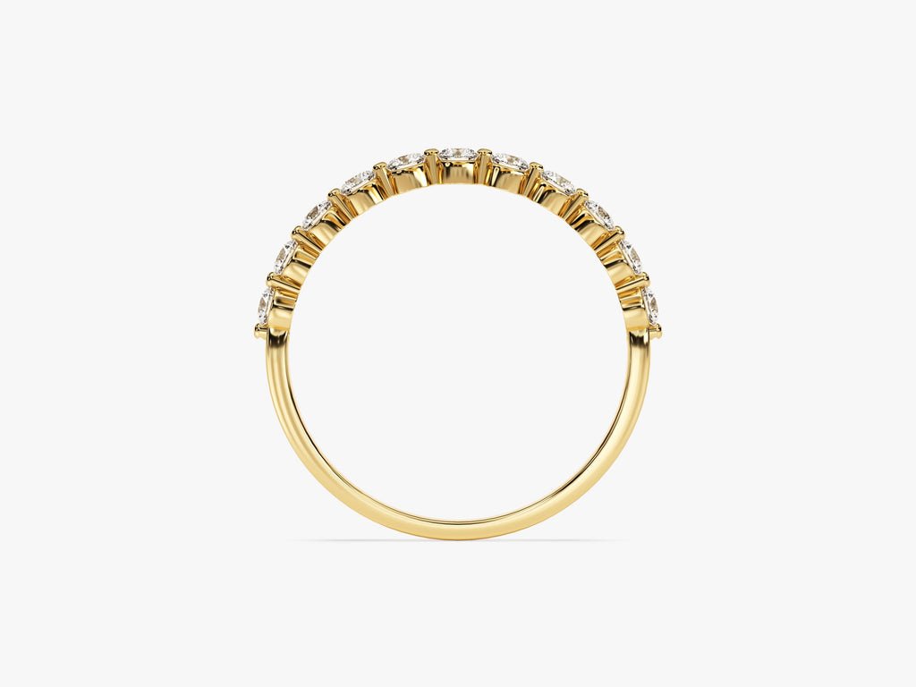 Ethically sourced round diamond eternity band