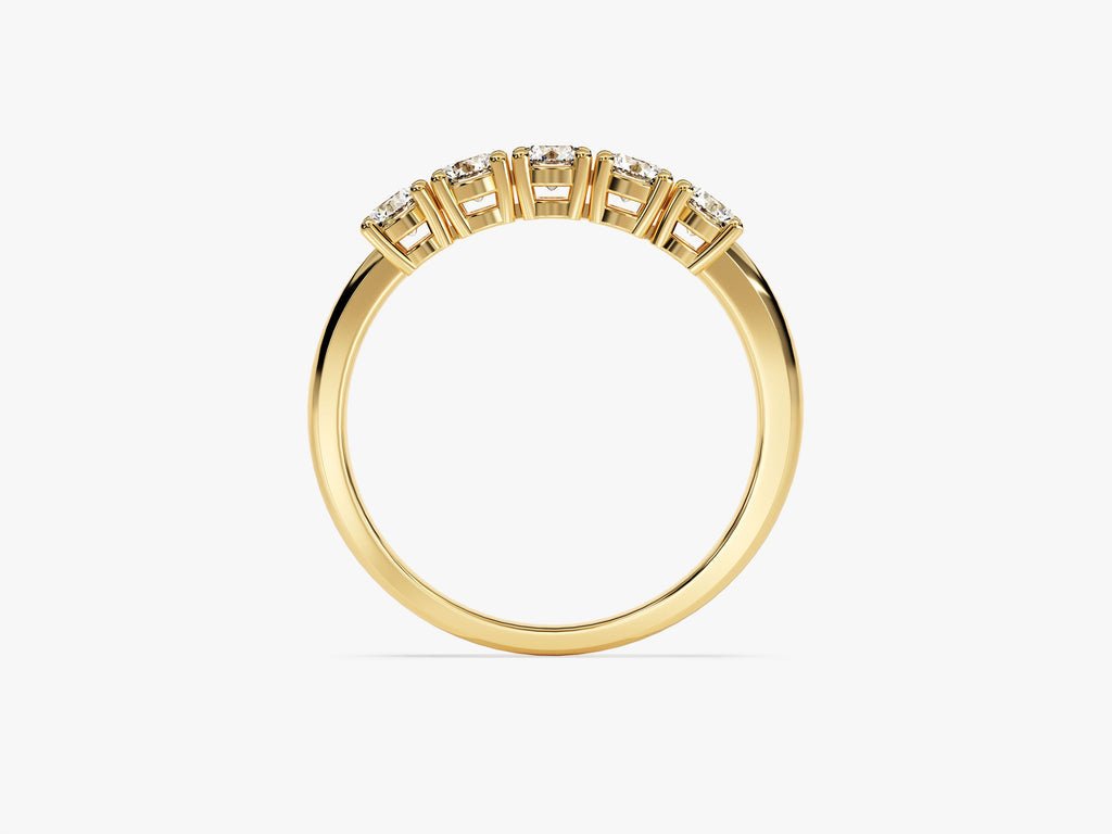 Ethically sourced round diamond eternity band