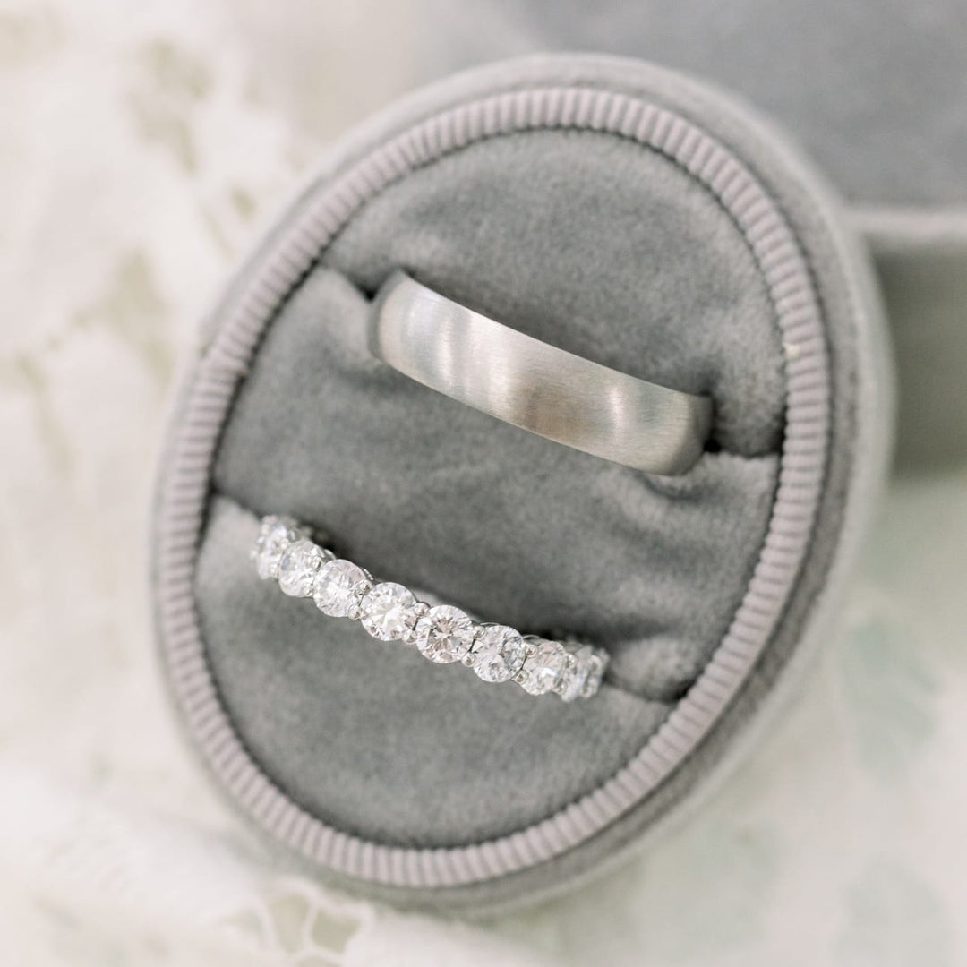 Round FG - VS1 Lab Grown Diamond Eternity Wedding Band - Doozy Diamonds