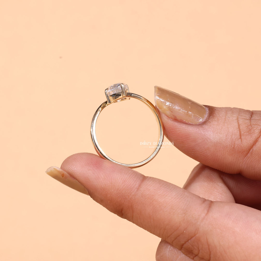 2.0CT - 3.0CT Marquise Cut E/VS1 Lab Grown Diamond Bypass Engagement Ring - Doozy Diamonds