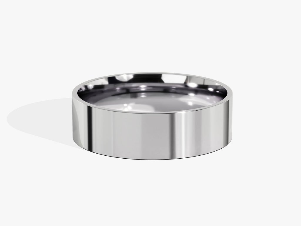6.0mm Classic Flat Wedding Band For Women - Doozy Diamonds