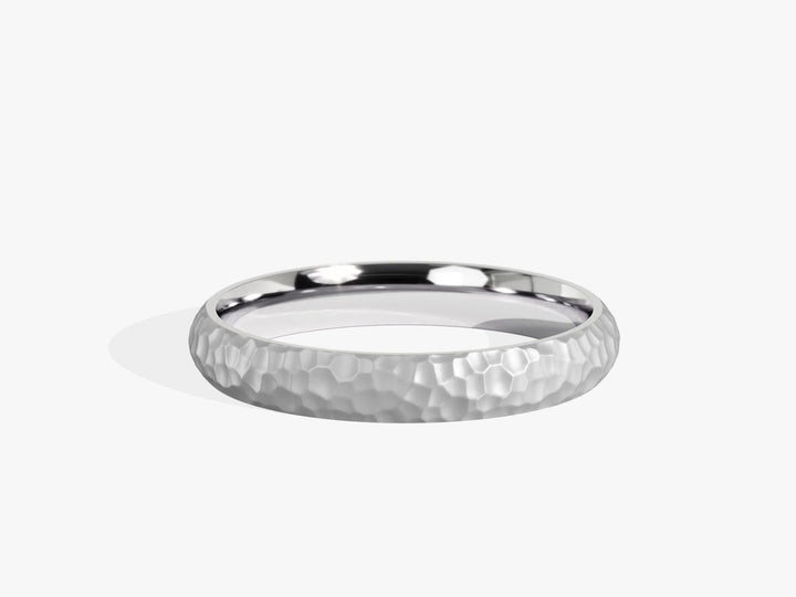 3.0mm Hammered Dome Women's Wedding Band - Doozy Diamonds