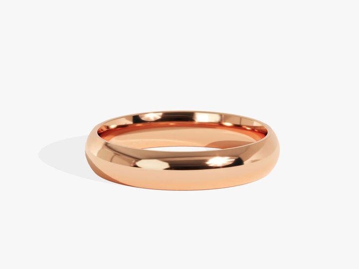 4.0mm Classic Dome Shine Wedding Band - Doozy Diamonds