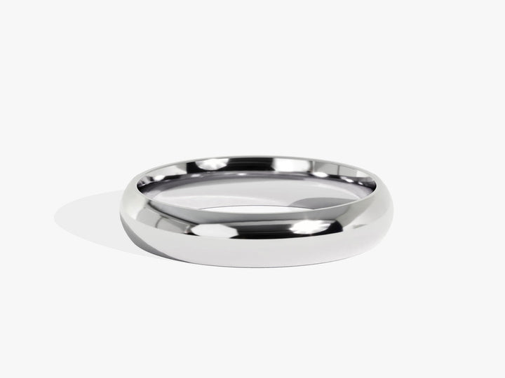 4.0mm Classic Dome Shine Wedding Band - Doozy Diamonds