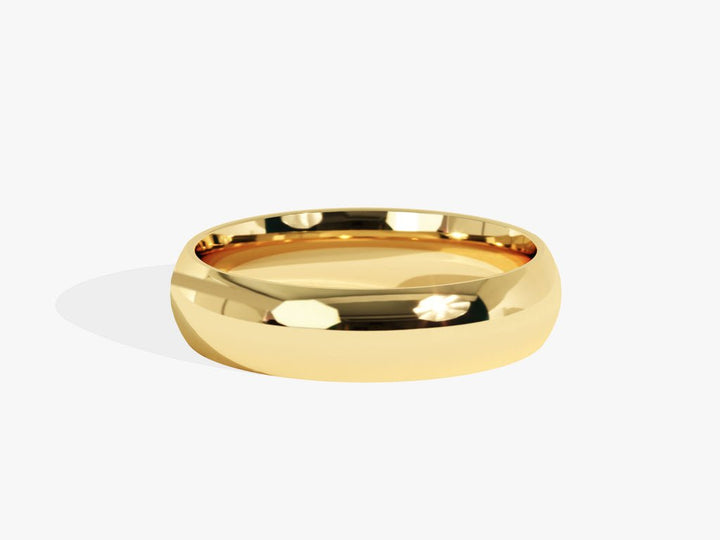 5.0mm Classic Dome Shine Wedding Band - Doozy Diamonds