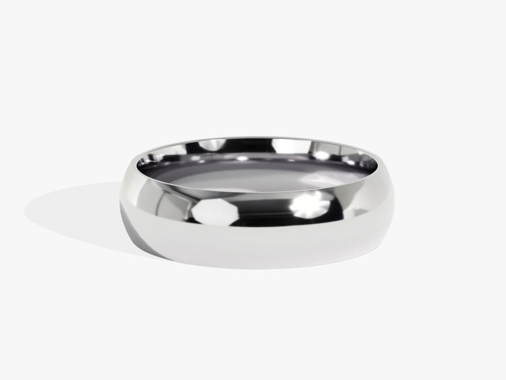 6.0mm Classic Dome Wedding Band For Women - Doozy Diamonds