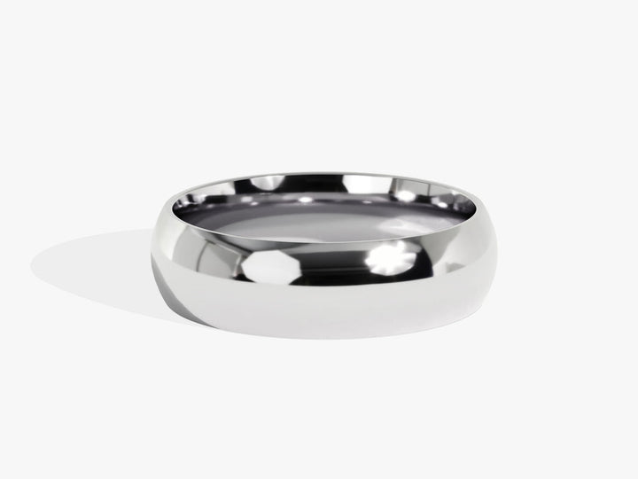 6.0mm Classic Dome Wedding Band For Women - Doozy Diamonds