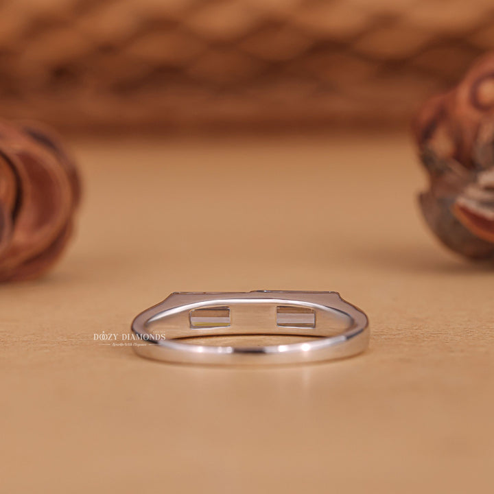 Ethically sourced baguette diamond eternity band