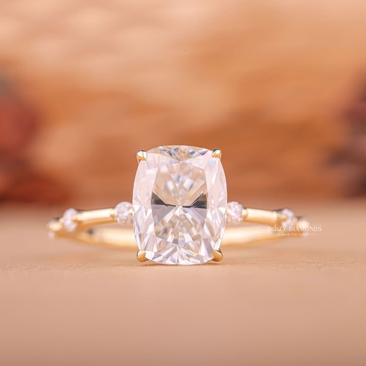 Discover cushion pave lab grown diamond engagement ring online
