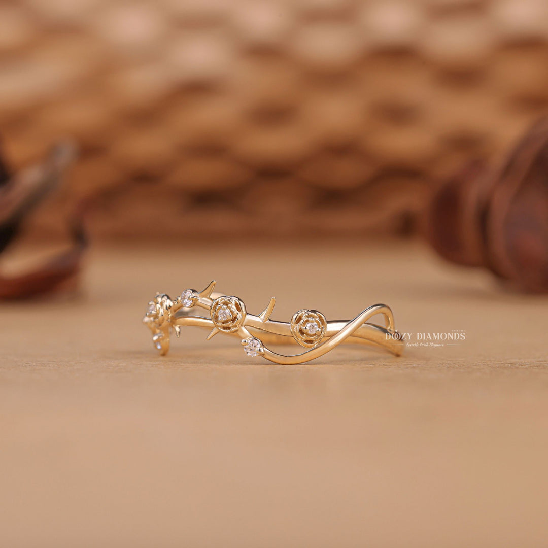 Ethically sourced round diamond eternity band
