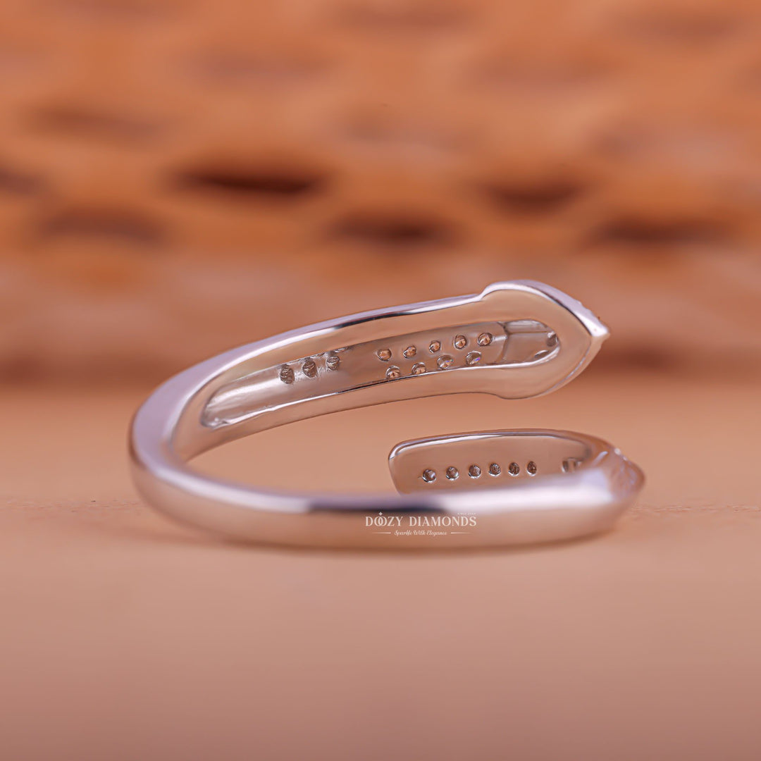 Ethically sourced round diamond eternity band