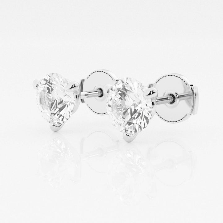 3ct Round FG - VS2 Lab - Grown Diamond Stud Earrings For Women - Doozy Diamonds