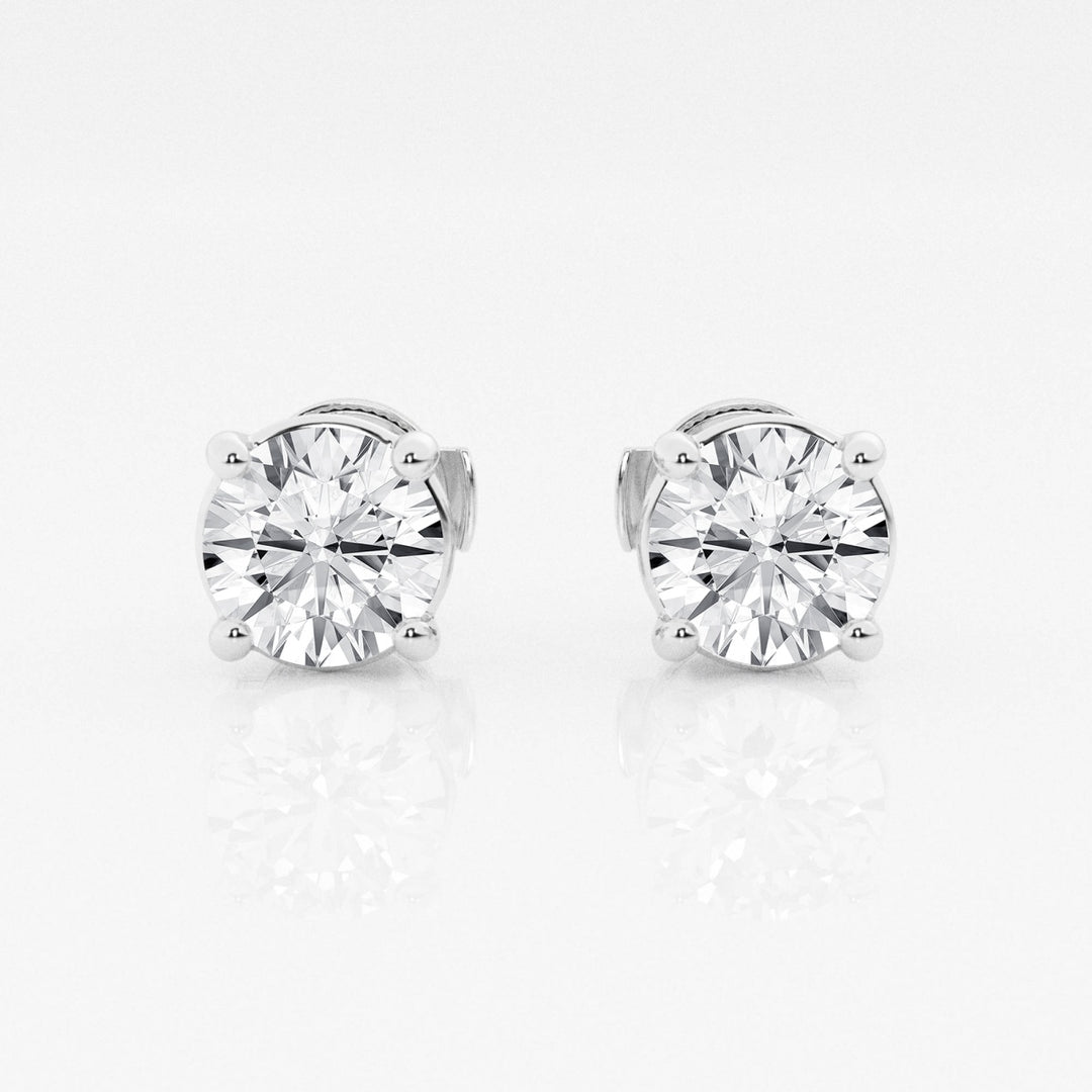 Round FG - VS2 Lab - Grown Diamond Stud Earrings For Women - Doozy Diamonds